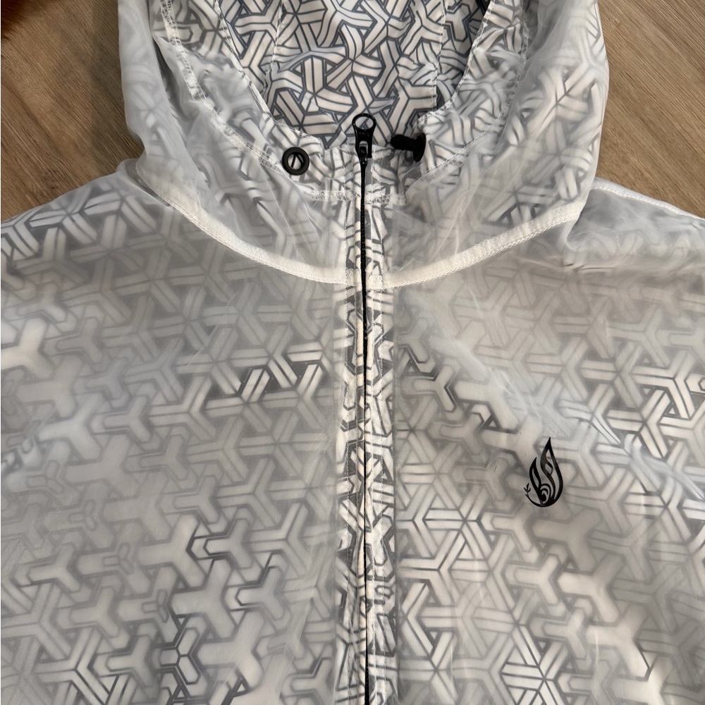 Threyda Translucent Windbreaker Jacket - image 2